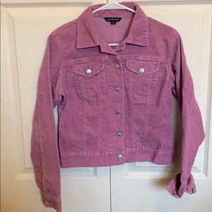 Light purple corduroy jacket